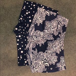 Shorts, two pair